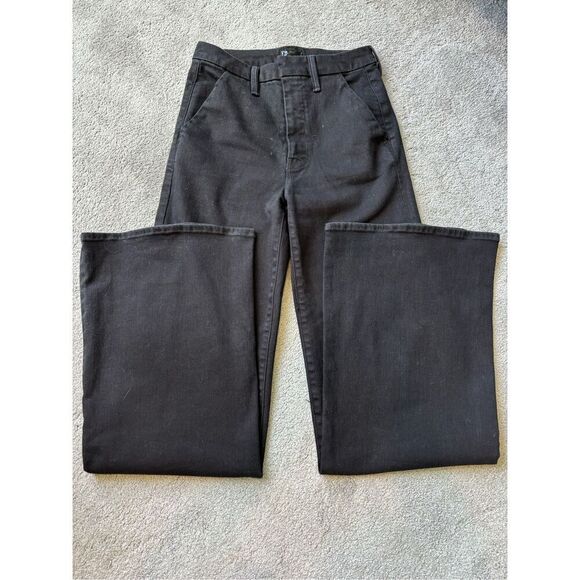 NWOT MOTHER The Roller Prep Heel in pitch, $228 Sz 25 D22 - Picture 3 of 8